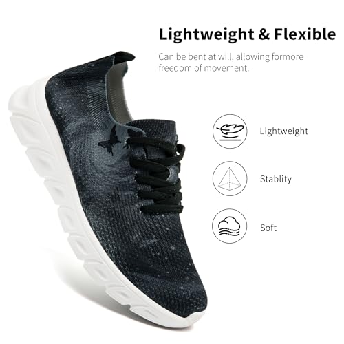 Womens Walking Shoes Cute Butterfly Print Lightweight Lace-Up Jogging Sneakers Lady Fashion Causal Sneakers Breathable Workout Cross Training Shoes4