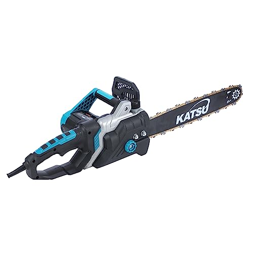 KATSU Electric Chainsaw 16 Inch 1600W Professional Corded Chain Saw with Extra Chain for Garden...