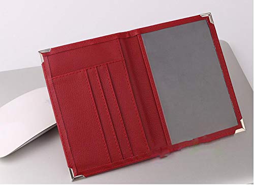 Pochette Passeport Voyage KSJEHW - 3 Pièces En Cuir PU Imperméable - Organisateur Documents Pour Hommes Et Femmes