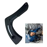 Electric Guitar Rest Footrest, Adjustable Professional, Ergonomic Stand, Black