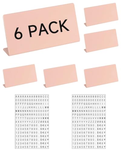 Magnetic Price Display Signs with Changeable Letters for Counter Labels