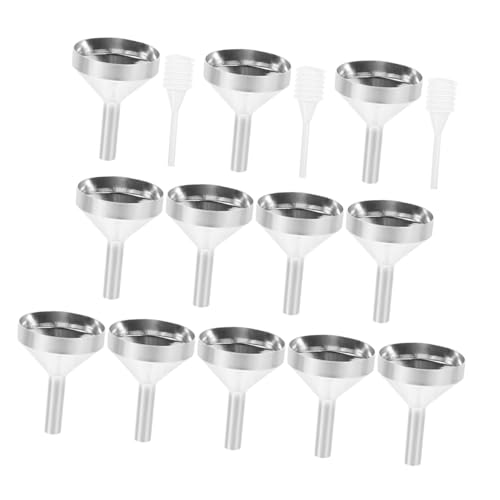 Imagen de VALICLUD Dispensador de Perfume Mini Embudo para Perfume de Metal Embudo Pequeño de Metal Rellenador de Líquidos y Lociones Líquidas