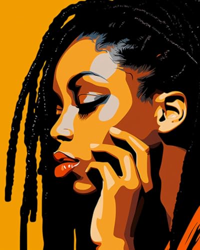 Peinture par numéro Afro-Américain, l'idée cadeau créative idéale pour enfants et adultes