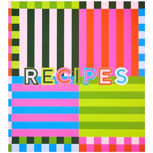 C.R. Gibson QP12N-25648 Kitchen Recipe Binder and Cards, 8.3