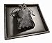 N'icePackaging - Deluxe Black Padded Gaming Dice Tray with Black-Burlap Travel Dice Pouch - for RPGs/Tabletop/D&D 5e / Dice Rolling - Lightweight - Dungeons and Dragons Compatable