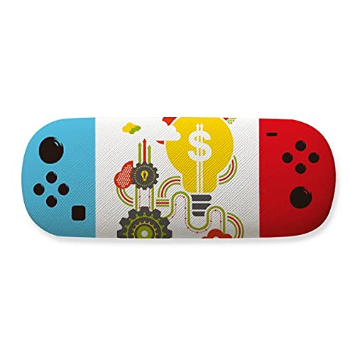 Étui lunettes de jeu contre les rayures boîte de protection rigide graffiti créatif