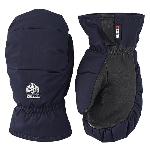 Hestra Junior FOSS Mitt (Youth 4-13yrs) | Waterproof, Insulated Kids Mittens for Winter, Snowboarding & Playing in the Snow - Navy - 6