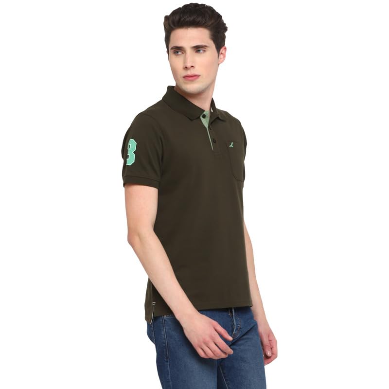 Image of AMERICAN CREW Men's Polo T-Shirt with Pocket Tshirts