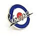 Produktbild Anstecknadel mit Motiv: Vespa-Roller-Logo, beliebt bei Mods, Skinheads, aus Metall und Emaille,  als Geschenk, hochwertiger Schmuck für Kleidung, zum Sammeln und für Tasche, Kappen und Rucksäcke