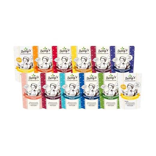 Betty’s Landhausküche Katzen Nassfutter Mixpaket