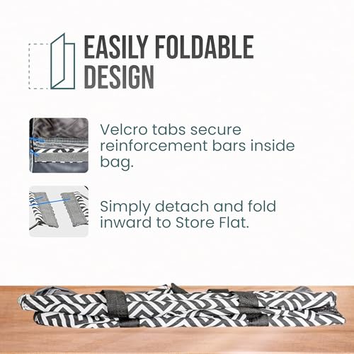 Image of Extra Large Utility Tote Bag - Oversized Collapsible Pool Beach Canvas Basket