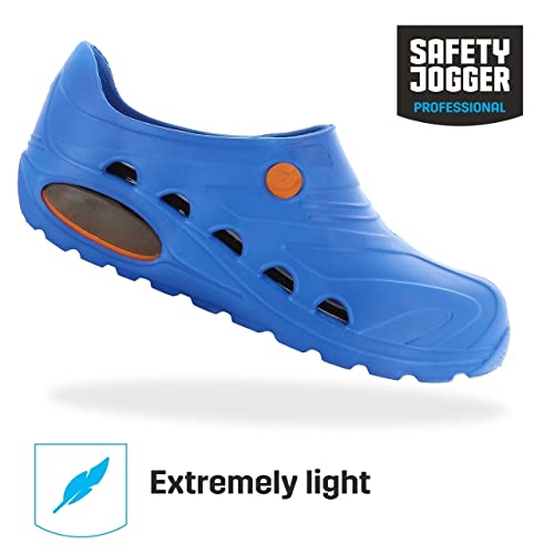 Safety Jogger Arbeitsschuhe Clogs Herren und Damen - OXYVA - Pflegeclogs, Berufsschuhe Clogs EU 37/38, Blau