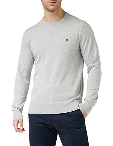Tommy Hilfiger Herren Pullover 1985 ohne Kapuze, Grau (Light Grey Heather),...