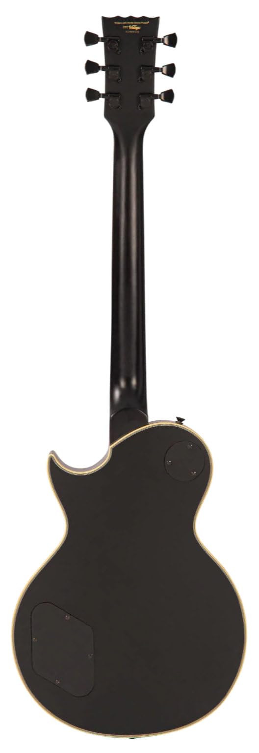 Amazon.com: VINTAGE Electric Guitar, Right, Satin Black (V100VMX