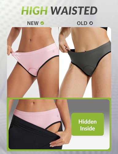 baleaf Women\'s Padded Bike Shorts Cycling Underwear Bicycle Biking Riding Briefs MTB Biker Gear Clothes Light Purple M - Thumbnail 5