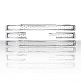 Auto Reflections 4pc Chrome ABS Grille Insert for GMC Sierra 2014-2015