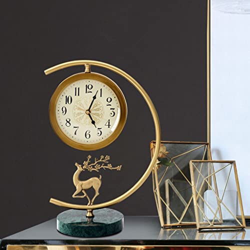 Table-Clock-Modern-Light-Luxury-Desk-Clock-Living-Room-Clock-Ornaments-Home-Fashion-Desktop-Clock-Desk-Clock-Simple-Silent-Marble-Clock-Shelf-Clock Table Clock Modern Light Luxury Desk Clock Living Room Clock Ornaments Home Fashion Desktop Clock Desk Clock Simple Silent Marble Clock Shelf Clock