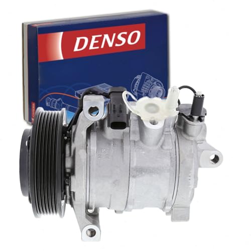Image of Denso 471-0835 New AC Compressor with Clutch, 1 Pack