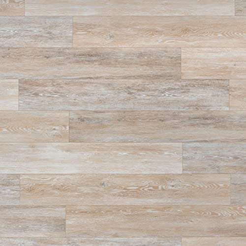 Bestlaminate Adduri Classic Coastal Beige Flooring- 5mm - 20 mil Wear Layer- Underlayment Attached - Luxury SPC Vinyl Plank [Sample] 