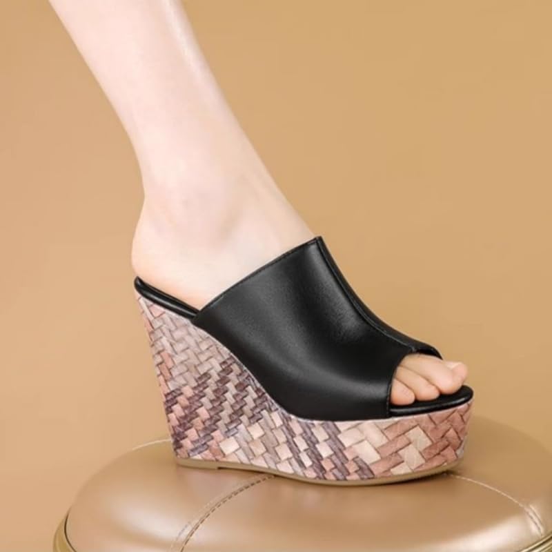 Women's Thick-Sole Slip-On Wedge Shoes: Comfy & Breathable for Summer Daily & Outdoor Wear3