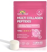 Multi Collagen Peptides Powder | Types I, II, III, V & X | With Biotin ...