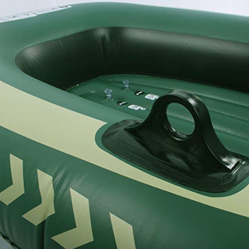 Opblaasbare boot uitdager opblaasbare boot set verdikte roeiboten voor kinderen groene één persoon buiten sportuitrusting - Image 8
