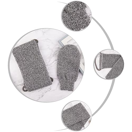 Beaupretty 1 conjunto confortável banho toalha chuveiro lavagem de banho de banho luva