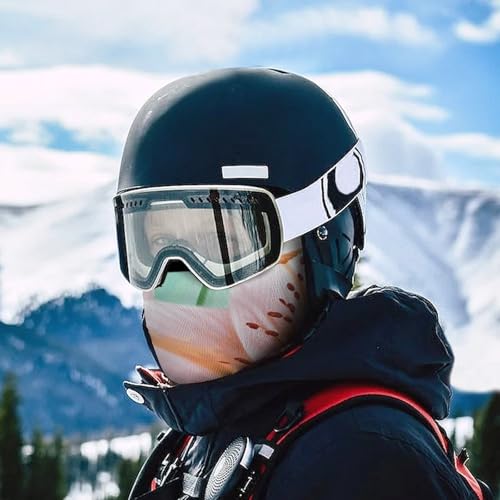 Balaclava para hombre, máscara para esquí y ciclismo, cubreboca con diseño de lirios y mariposas para invierno miniatura 5