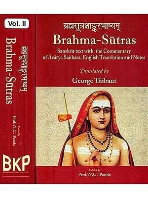 Brahma - Sutras in Two Volumes Sanskrit Text With English Translation George Thibaut And Dr. Narasingha Charan Panda