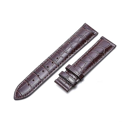 Correa de cuero genuino de 20mm para reloj Tissot Le Locle T41 con grabado elegante estilo 1853