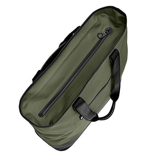 Skog Å Kust ToteSak Waterproof Tote Beach Bag with Airtight Zipper | Olive Green TPU by Skog Å Kust - Image 5