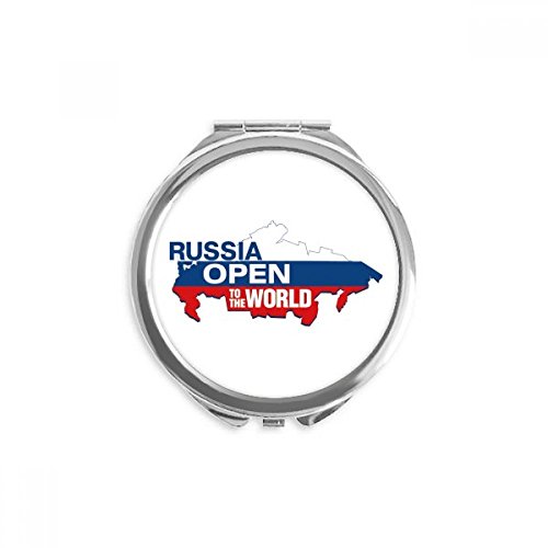 Miroir de poche motif Russie un cadeau rond multicolore original pour vos proches