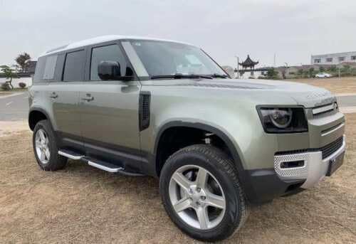 Running Board Compatible with Defender 130 4 Door 2020-2023 2024 Door Fixed Side Step Pedal Nerf Bar Platform Protector