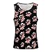 Japanese Fish Cherry Flower Men's Tank Tops Summer Sleeveless T-Shirts Gym Workout Tee Casual Beach Tee
