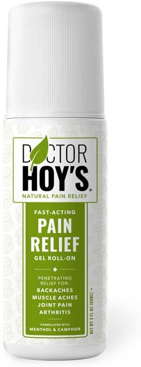 DOCTOR HOY'S Natural Pain Relief Gel, Topical Arnica Anti-Inflammatory Gel for Arthritis, Joint Pain, and Muscle Strains - Clean, Safe and Effective Pain Relief