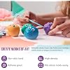 CALPALMY Air Dry Clay, 24-Pack Colors Moldable Cosplay Foam Clay for Kids Gifts Partty and School Project Supplies, Perfect for Crafts Sculpting and Artistic Projects (8.5oz/Pack)