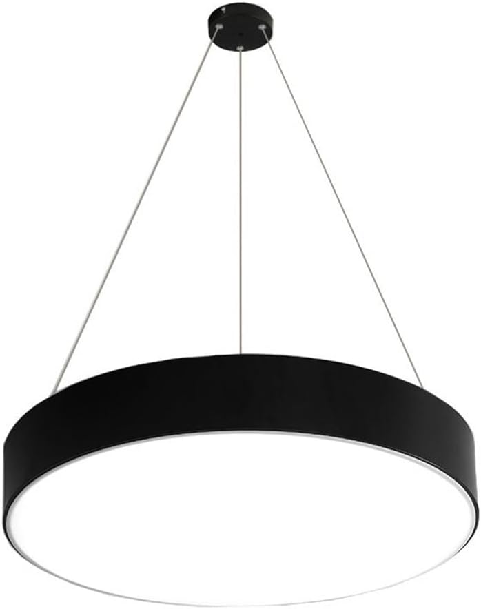 35W Solid Design Modern Round Ceiling Light Chandelier LED Acrylic Suspension Pendant Light White Light Restaurant Room Den Bedroom Lamp Semi Flush Mount Lighting Fixture