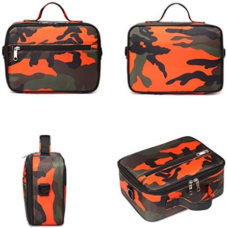 camo backpack and lunchbox