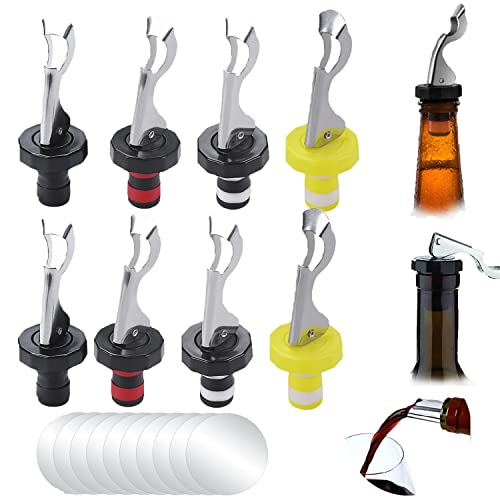 Flaschenverschlüsse mit Hebel 8pcs Universal Flaschenverschlüsse+10...