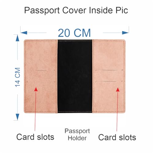 Image of Customized Couple Printed Passport Cover Gift Set 2 Pcs | Personalised Leather Travel Gift for Husband Wife, Boyfriend Girlfriend | Customised Valentine's Day Gift Set (Design 6)