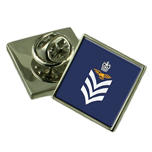 Insigne Grade Sergent RAF Épinglette argent pour costume de cérémonie et gala