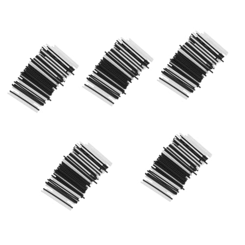 Totority 5sets Guitar Fretboard Side Stickers 2mm Plastic Fret Dots for Extended Type Fingerboard 100pcs*5