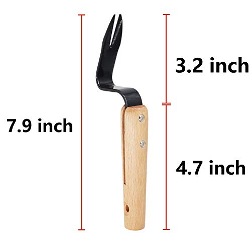 Amble Weeder Hand Puller Tool for Garden Caring to Remove Dandelions Thistles and Weeds
