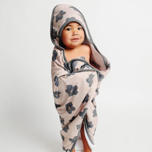 Image of Copper Pearl Premium Knit Hooded Bath Towel Gemma in Tan