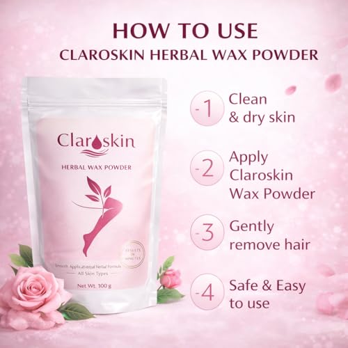 Image of Dr. Bora's Premium Herbal Body Wax Powder for Women & Men | Painless Hair Removal for Face, Bikini & Body | Enriched with Turmeric, Aloe Vera & Sandalwood | No Chemicals, No Irritation | 100g