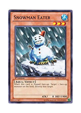 Amazon.co.jp: 遊戯王 英語版 BP01-EN064 Snowman Eater スノーマン