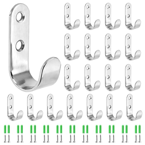 TFLPUO 40 ganci per teloni, ganci a rete in acciaio inox, ganci di fissaggio per teloni, rimorchi, teloni, accessori per auto, camion, teloni, auto