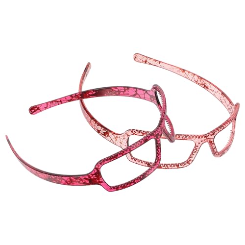 EPIGEIST Lot de 2 Bandeaux pour Cheveux de Lunettes, Taille Unique, Doux et Confortable, Accessoires pour Cheveux Femmes et Filles, Bandeaux Maquillage et Soins du Visage, Tenue de Fête