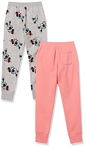 Amazon Essentials Disney | Marvel | Star Wars | Princess Girls and Toddlers' Fleece Jogger Sweatpants, Pack of 22