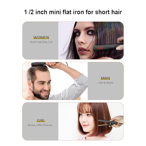 Plancha Mini para Cabello Corto con Placas de Cerámica y Turmalina miniatura 3